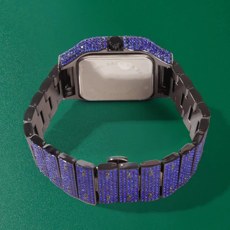 Men's Retro Diamond Watch | Multi functional | Stainless Steel Diamond Strap