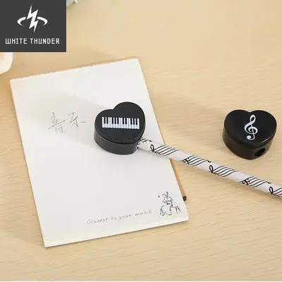 Creative Grand Piano Shape Pencil Sharpener Music Student Keyboard Instrument Pencil Sharpeners Gift School Office Stationery