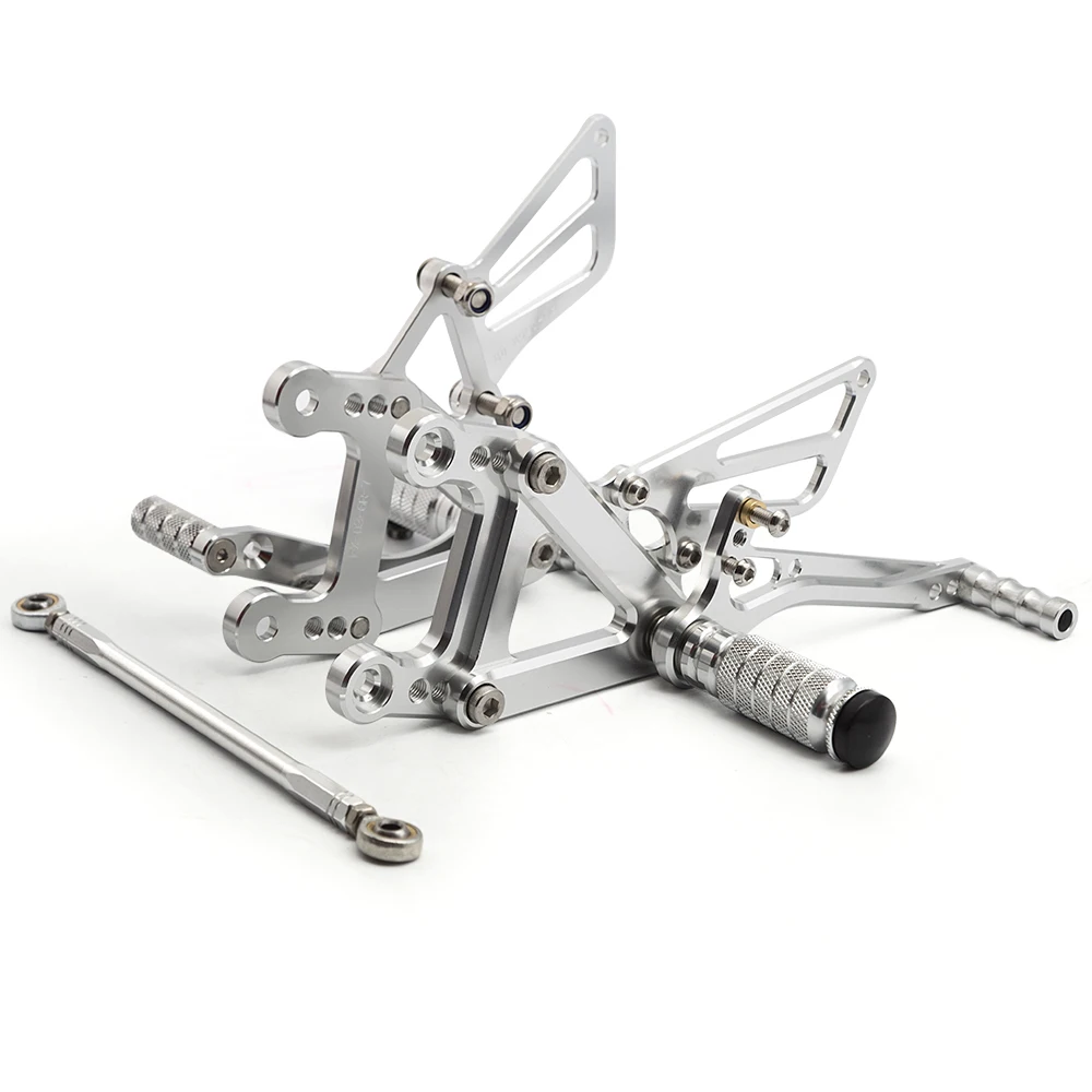 Motorcycle Rearset For KAWASAKI Ninja ZX6R ZX636 2003-2004 Footrest Footpeg CNC Aluminum Alloy pedal Foot peg Rearset Rear Set