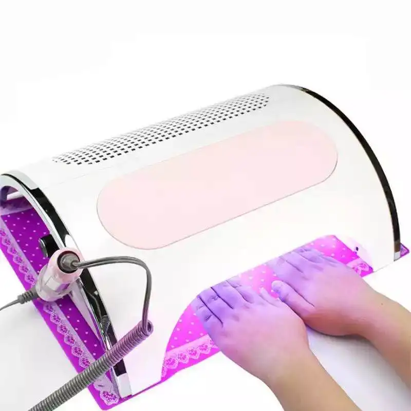 

54W Nail LED UV Lamp Vacuum Cleaner Suction Dust Collector 25000RPM Drill Machine Pedicure Remover Polish Tools Set With Lamp