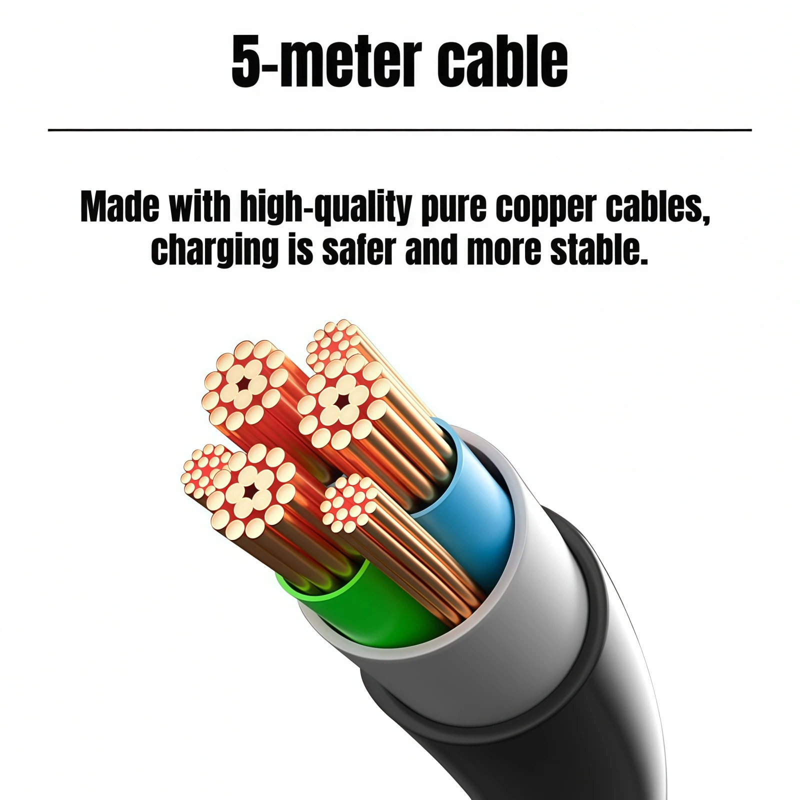 EV Charger 4U 3.5KW 7KW 11KW 22KW IEC62196-2 EV Charging Cable Type 2 Female to Open Wire for Electric Vehicle Charger Station