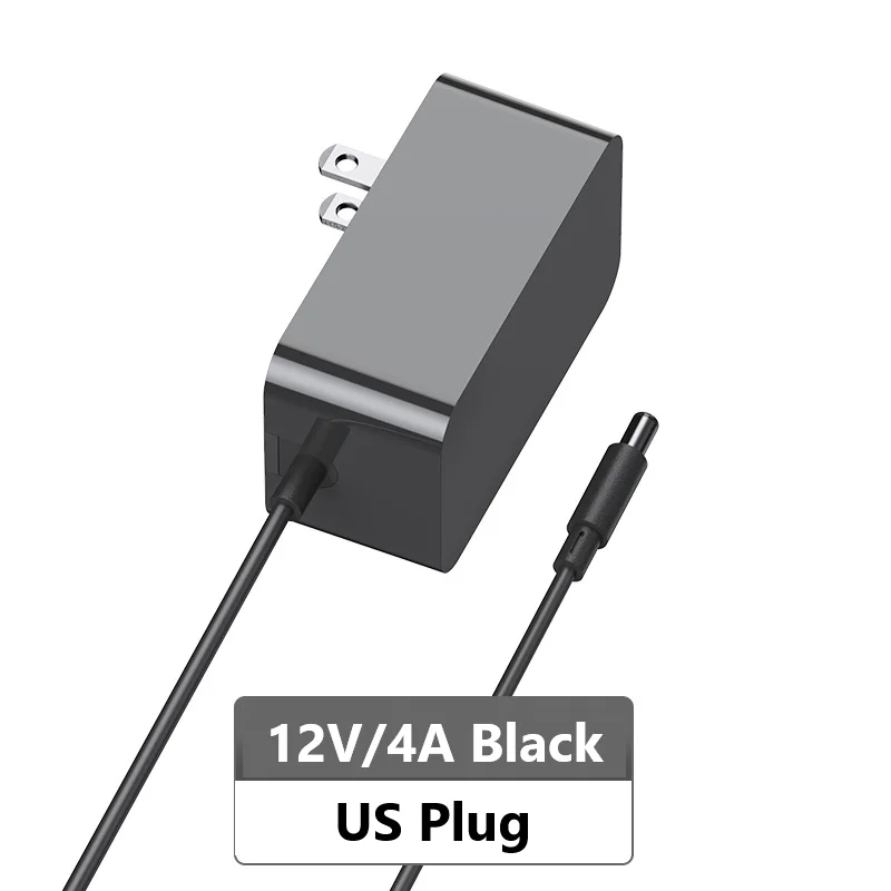 Power Adapter AC 100v-240v DC 12V 4A Portable Plug Driver Power Supply for LED Lighting