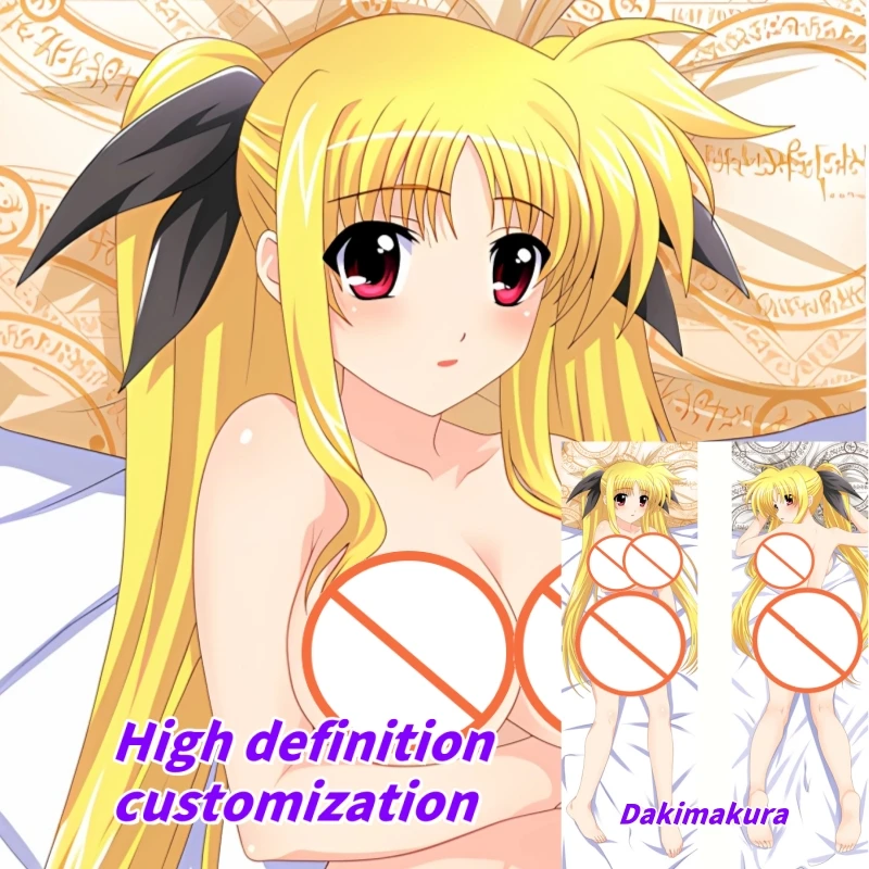 

Dakimakura Anime Pillow Case Magical Girl Lyrical Fate Testarossa Harlaown Double-sided Print Of Life-size Body Pillowcase Gifts