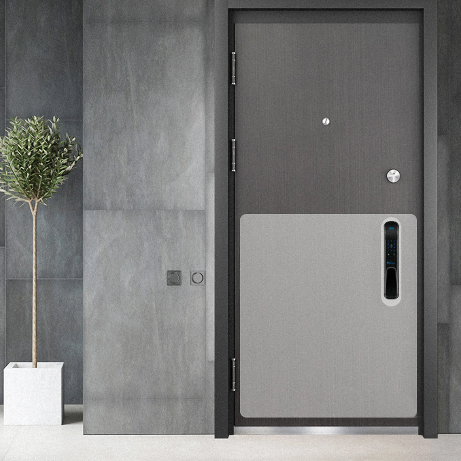 

2Pcs Dog Scratch Door Protector Flexible PVC Self-Adhesive Anti-Scratch Door Cover Patch Dog Scratch Sticker Pet Supplies