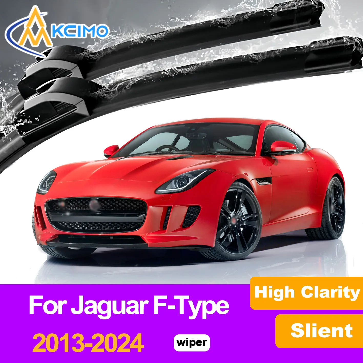 

2Pcs Front Windshield Wiper Blades For Jaguar F-Type X152 2013-2024 Windscreen Window Car Accessories