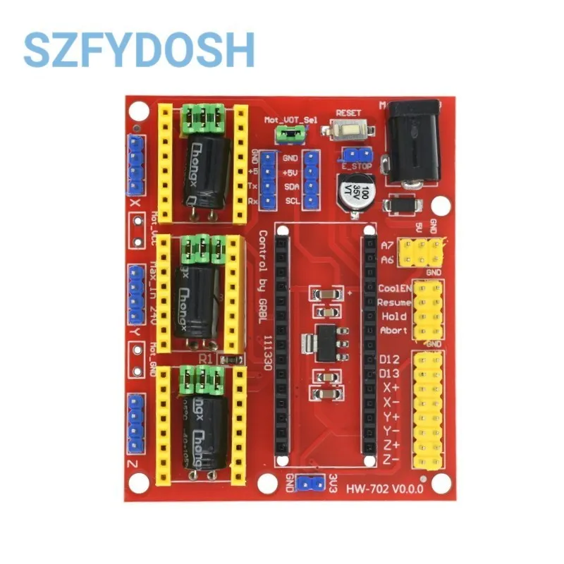 NEW CNC Shield V4 Engraving Machine / 3D Printer / A4988 Driver Expansion Board for arduino Diy Kit