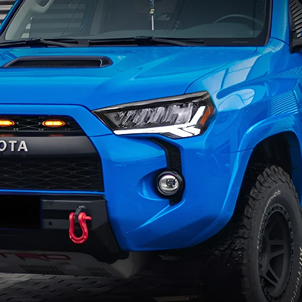 

Автомобильная фара для Toyota 4Runner 2014-2021, светодиодная автофара, новое обновление, дизайн «ангельские глазки», анимация, горячая распродажа, аксессуары