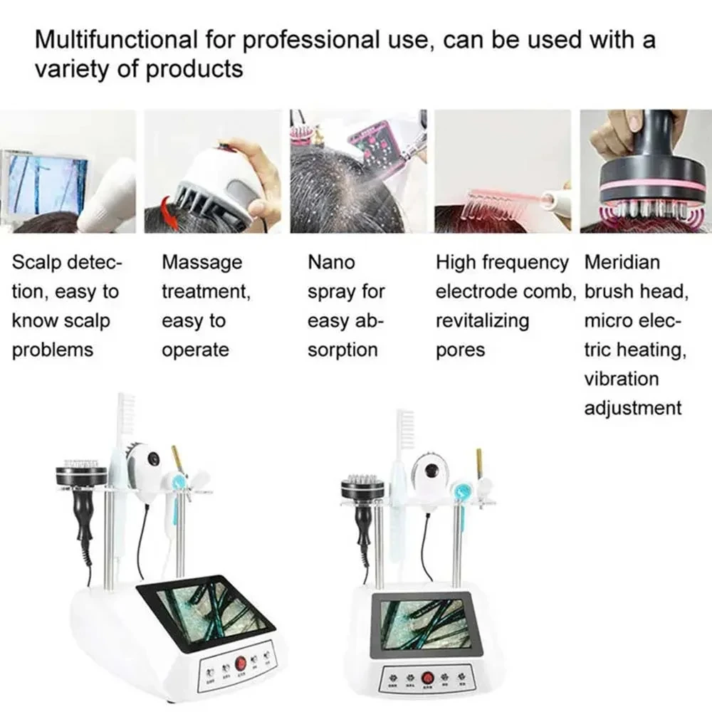 NEW Multifunctional Scalp Care Instrument Nanometer Spray Hair Therapy Machines Head Skin Care Device Nano Sprayer for HairSalon