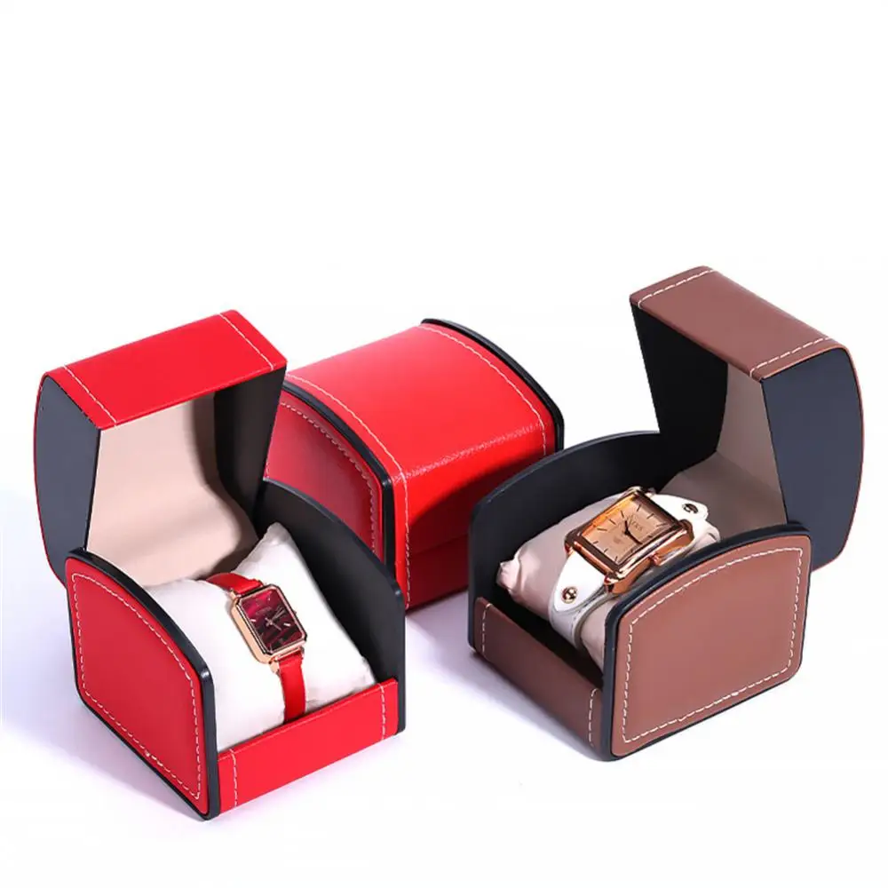 Bracelet Packaging Holder Gift Jewellery Display Box High Quality Luxury Ring Earring Holder Pu Jewelry Case Watch Organizers