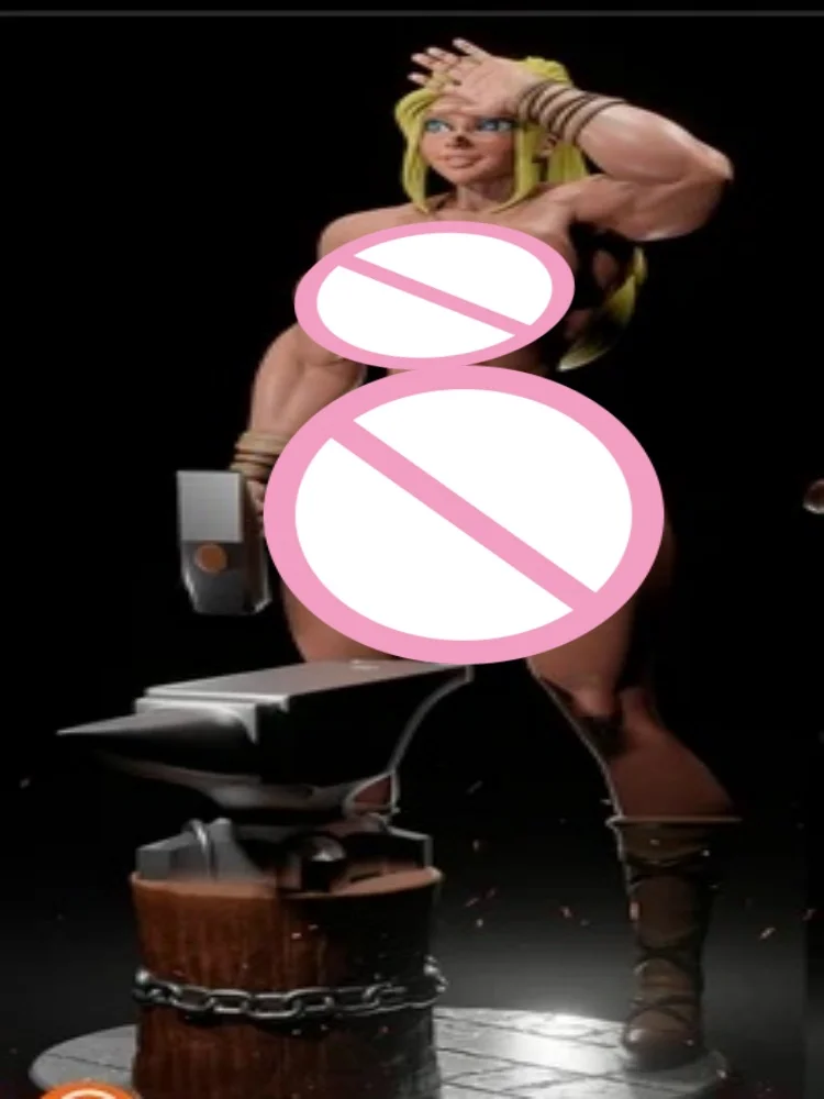 Figurka żywiczna w skali 1/24 Balck Smith Nsfw DIY, dwie wersje do samodzielnego montażu, zestaw modelarski, niezmontowana i niepomalowana rzeźba, zabawka. ﻿