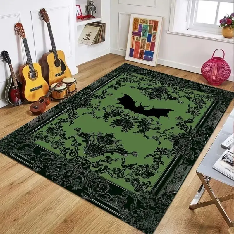 VIKAMA Vintage Floral Long Corridor Rug, Non-Slip Washable Hallway Mat, Entryway Decorative Mat for Home Decor
