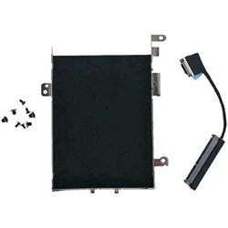 SSD SATA Hard Drive Caddy Bracket 0VX90N + HDD Cable Connector 04G9GN for Dell Latitude E5570 5570 Precision 15 3510 M3510