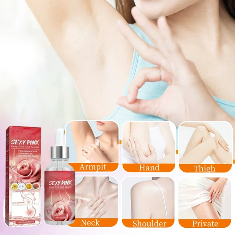 

Pink Sexy Women Essence For Lip Areolas Private Parts Tender Remove Intimate Melanin Skin Care
