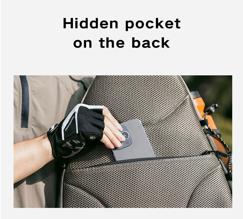 TANGCOOL Umhängetasche für Herren, wasserabweisender Umhängetaschen-Rucksack, große Kapazität, diebstahlsichere Brusttasche für Reisen, Wandern, täglichen Gebrauch – Detail 11