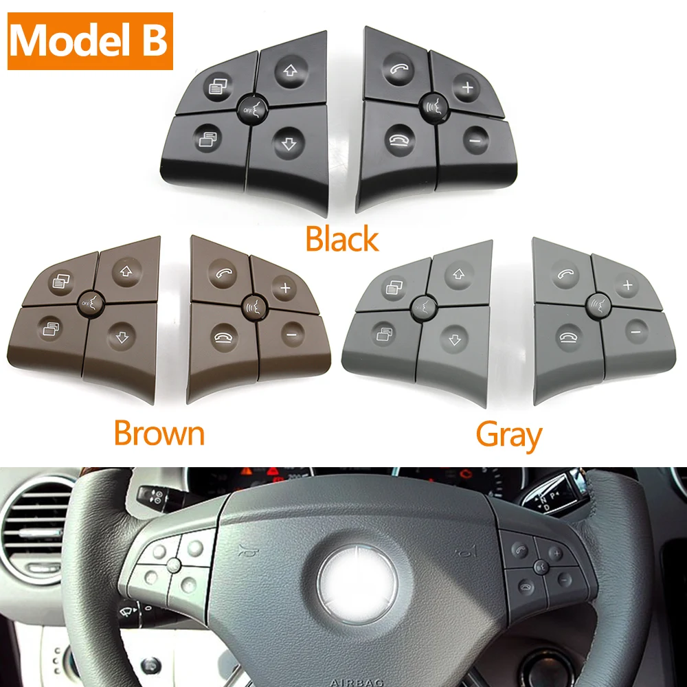 Steering Wheel Switch Control Buttons Car Multi-function Keys For Mercedes Benz GL ML R B Class W164 W245 W251 1648207910