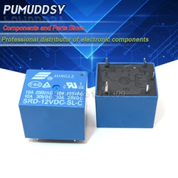 5PCS SRD-12VDC-SL-C SRD-12VDC-SL SRD-12VDC SRD-12V 5PINS Relay 12V DC High Quality