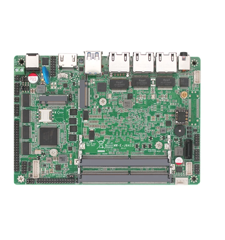 3.5 Inch J6412J6413 Main Board 3 Network Ports 6 Serial Ports Mini ITX Industrial Computer Touch All-in-one Main Board