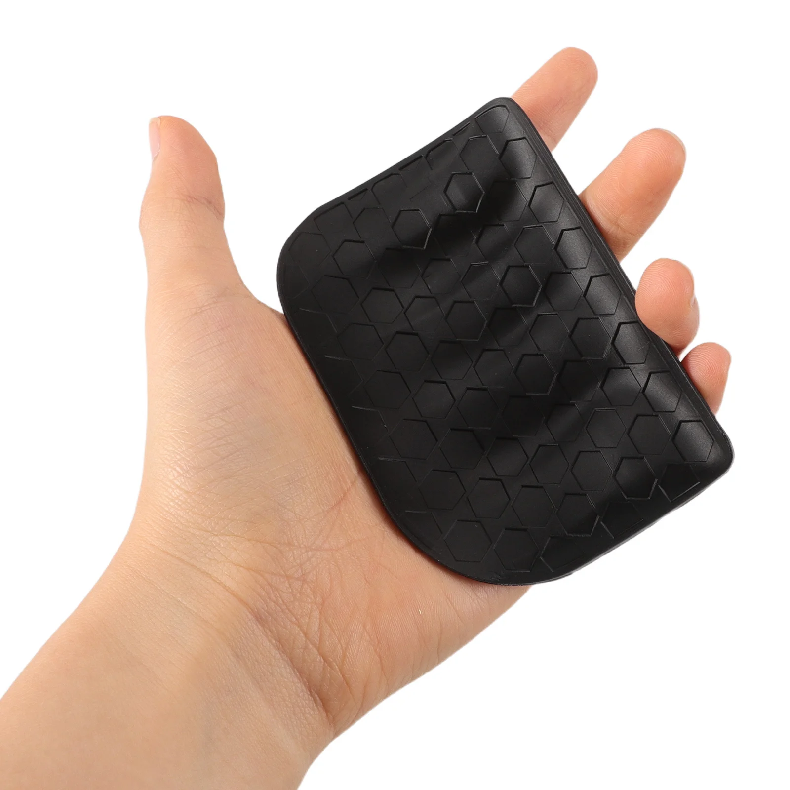 

2Pcs Gym Grips Pads Ergonomic Sweat-Resistant Silicone Workout Fingerless Gloves for Weight Training Bodybuilding Exercise