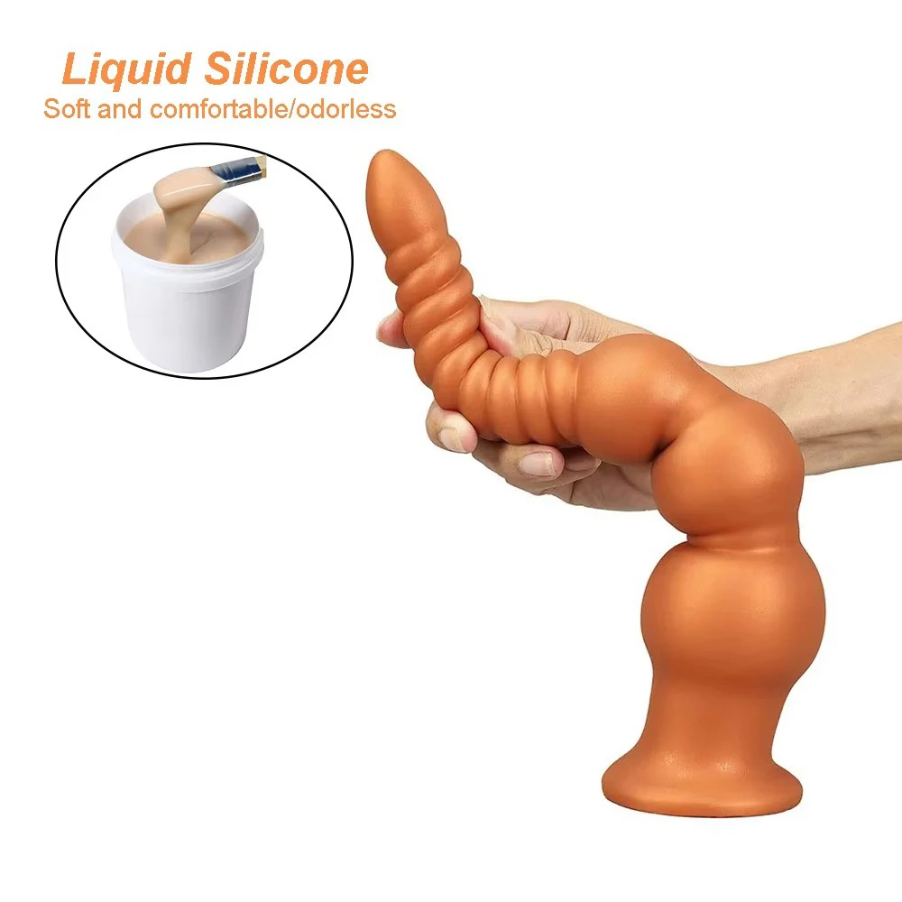 3 taglie a scelta Tappo anale in silicone Dildo anale Penetrazione Tappo anale Giocattoli sessuali per donne e uomini Massaggio prostatico Perline anali Negozio sexy_voghion.com