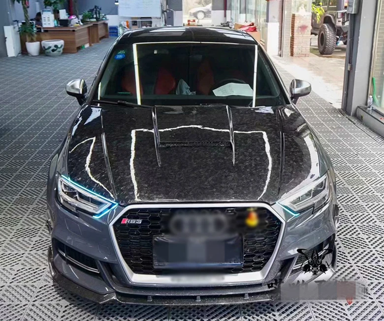 OEM Carbon Fiber Hood For Audi A3 B8 2013-2019 2016