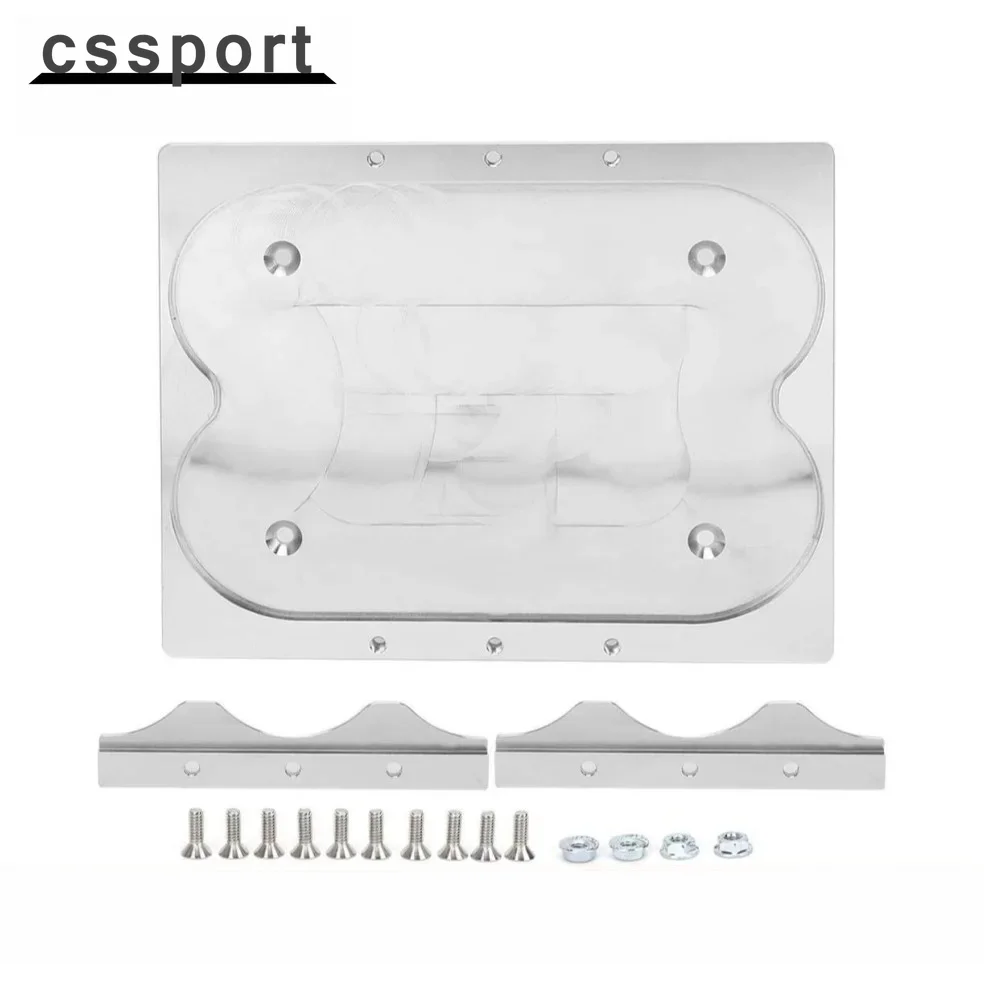 

High Quality Aluminum Alloy Battery Bracket Relocation Hold Down Tray Kit For Optima 34/78 Battery Sliver