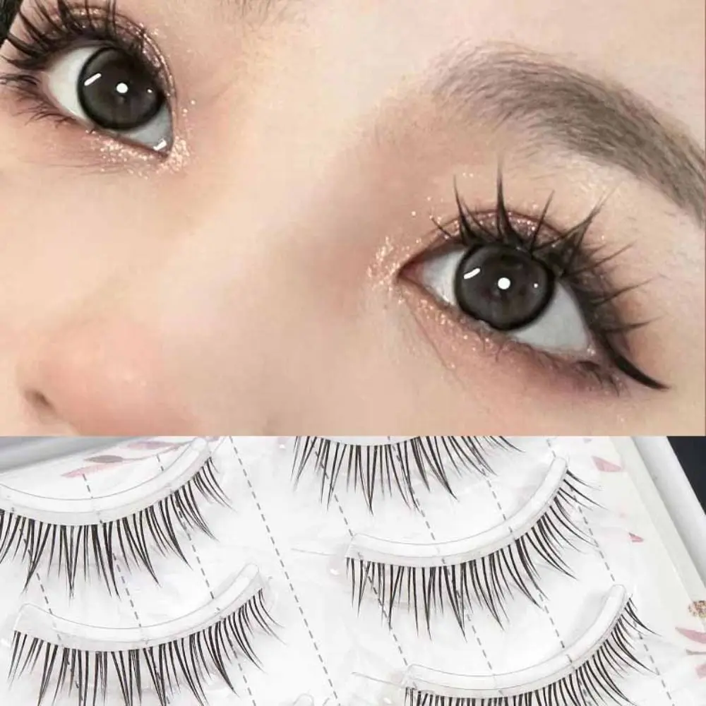 

Lashes Extension Fake Cluster Eyelashes Dense DIY Fluffy False Eyelashes Reusable Long Lasting Thick Curled Up Eyelashes