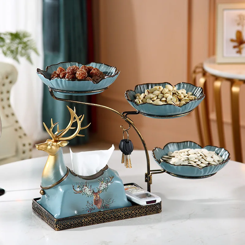 

European Multifunctional Tissue Box Creative Elk Home Living Room Carton