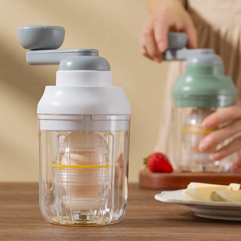 ABRW-Shaker per uova manuali, Spinner per uova per uova sode, Frullatore per uova, Gadget da cucina Spinner per uova