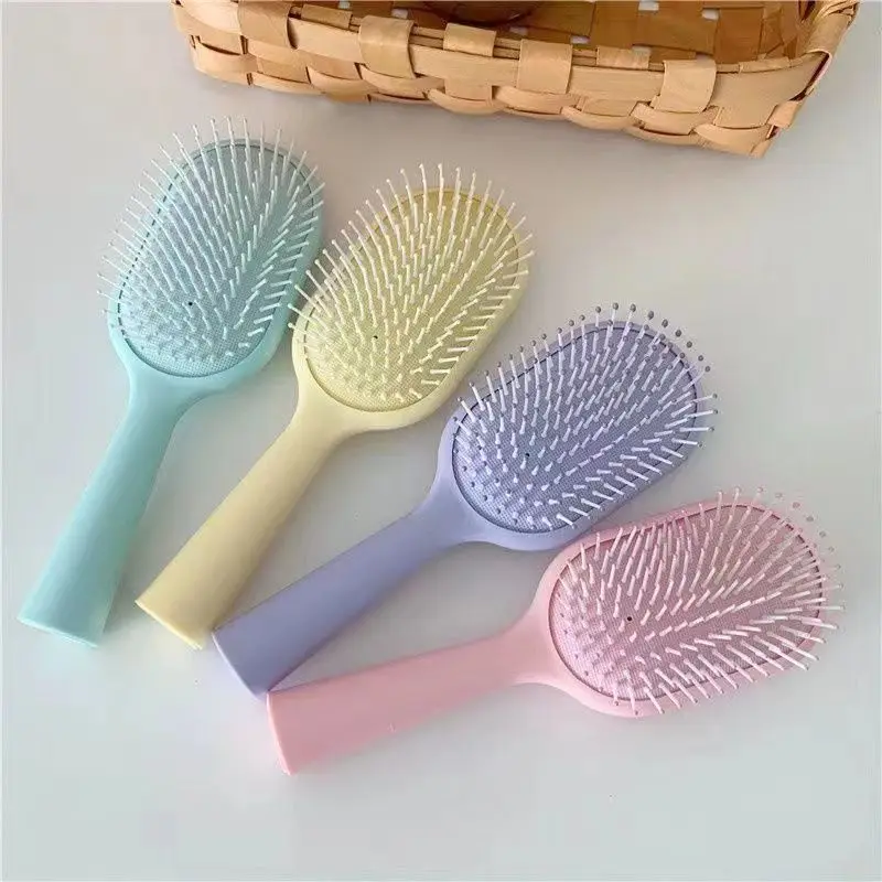 Airbag Comb Schoolgirl Macaron Korean Version High Appearance Level Anti-static Fluffy Massage Comb Household Air Cushion Comb