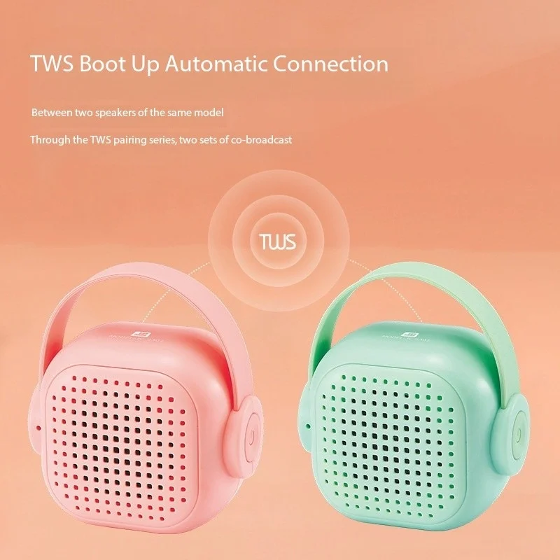 Portable Subwoofer Outdoor Mini High-quality Cute with Large Volume Rechargeable Audio Caixa De Som Bluetooth Speaker Sound Box