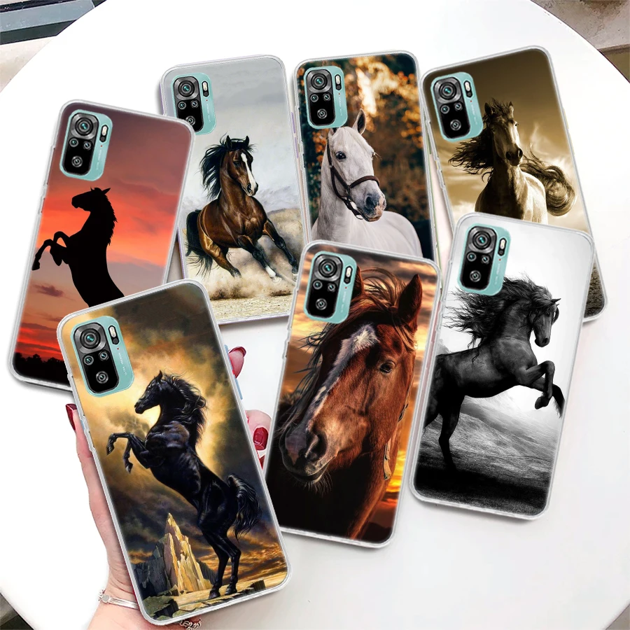 Horse Great Beauty Galloping Coque Phone Case For Xiaomi Redmi 12 10 9 9A 9C 9T 12C 8 8A 7 7A 10A 10C 6 6A K20 K30 K40 Pro S2