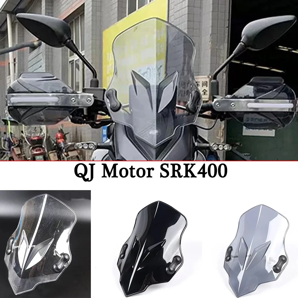 

Travel windshield, Motorcycle Windshield, Windshield Protector front Cover For QJ Motor SRK 400 400 SRK SRK 400