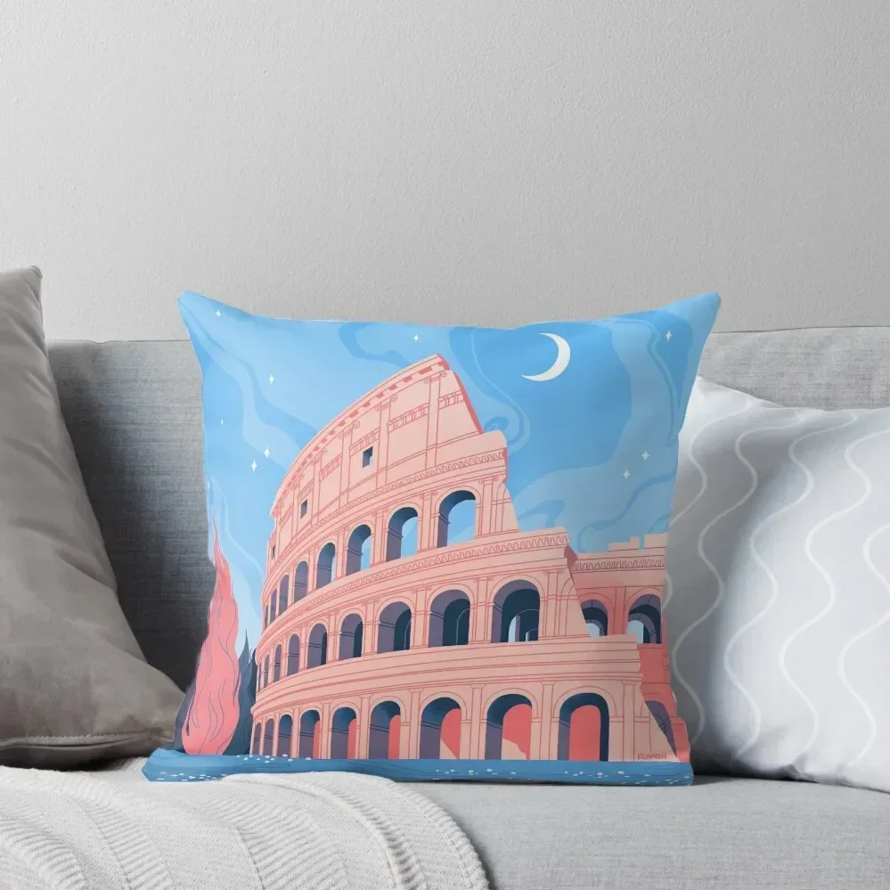 May Colosseum Throw Pillow Throw Pillow pillow cover luxury