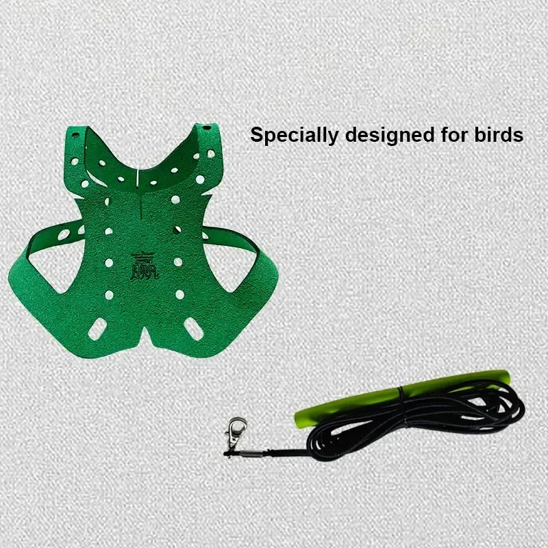 Parrot Pigeon Harness And Leash Flying Anti-bite Traction Rope Straps Bird Training Outdoor Carrying Adjustable Bird Pet Product