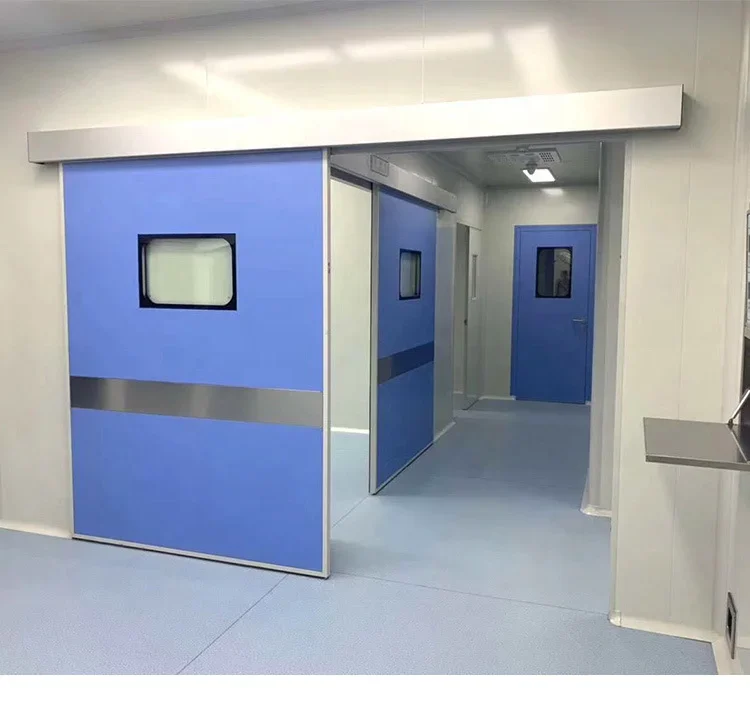 

Hospital Automatic Hermetic Sliding Steel Door For Icu Operating Theater Surgery Room Doors