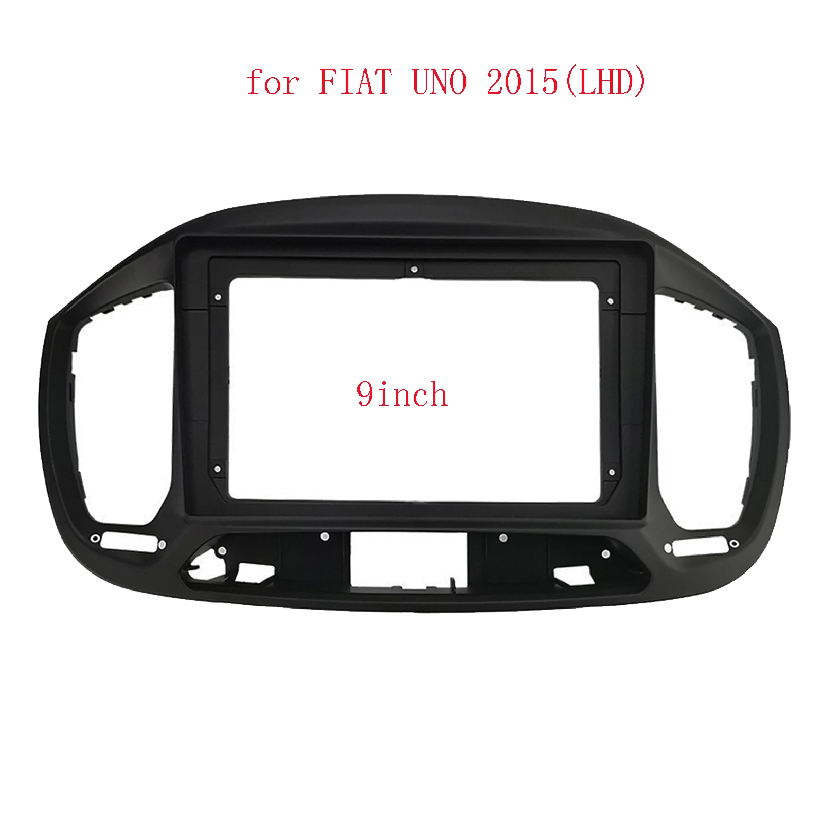 

2 Din 9 Inch Car Radio Installation DVD GPS Mp5 Plastic Fascia Panel Frame for FIAT UNO 2015 Dash Mount Kit