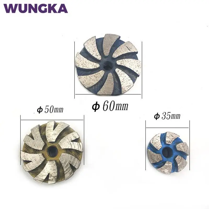 1PCS 35/50/60MM Diamond Dry Grinding Wheel Disc Bowl Shape Concrete Masonry Granite Marble Stone Angle Grinder Dedicated Tools