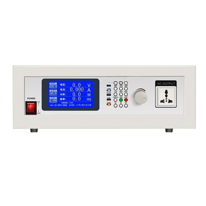 Programmed AC variable frequency power supply, three-phase high-precision high-power programmable voltage regulation