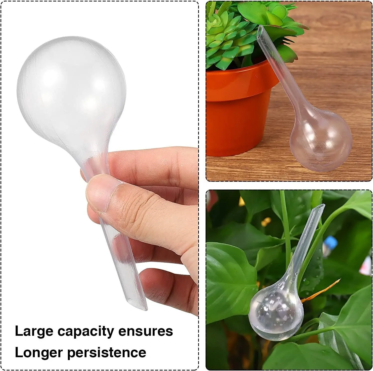 

10pcPlant Water Feeder Automatic Plastical Balls Garden Water Device Plants Watering Bulbs Self Watering Drip Irrigation Devices