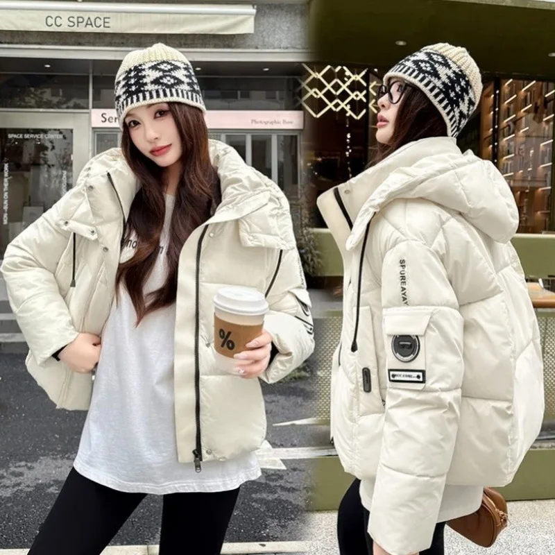 Women's Winter Cotton Coat New Fashion Thicken Warm Zipper Hooded Coat Winter Coat Women Puffer Jacket Women Parka Mujer