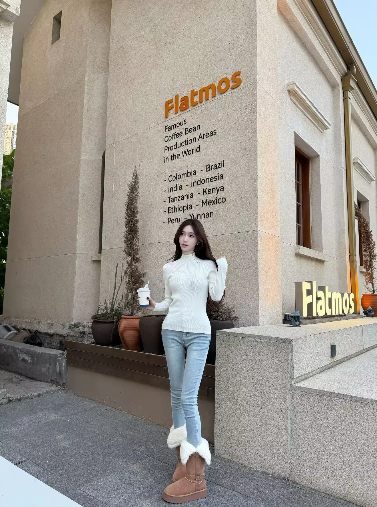 

Slim Fit High Waist Denim Pants with Lace Knot Ba ket Design Women's Autumn Winter Elastic Versatile Jeans