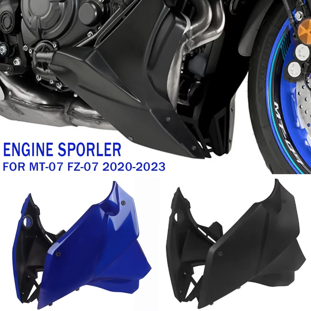

Motorcycle Belly Pan Engine Spoiler Lower Fairing Body Frame Panel Protector For Yamaha MT-07 MT07 FZ07 FZ-07 MT FZ 07 2020-2023