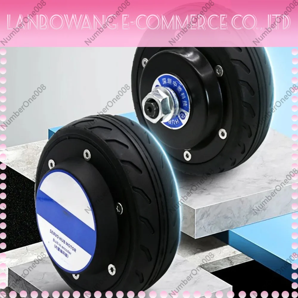 Built-in Encoder Robot AGV Trolley Wheel Hub Servo Motor Driver Single Axis/Double Shaft Sleeve