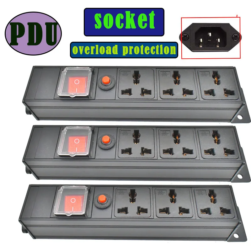 

Универсальный сетевой блок питания (PDU) с портами C14, 1-10 AC, для сетевых шкафов и рэков, с беспроводной электрической связью и защитой от перегрузки