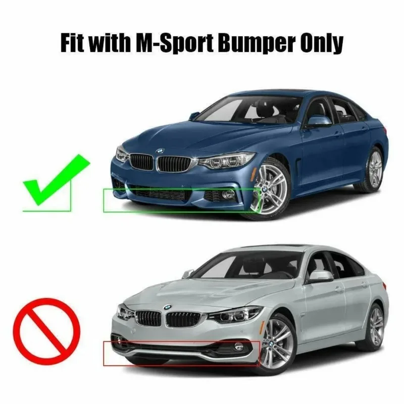 For BMW F32 F33 F36 4 Series 420i 425i 430i 440i M440i 2014-2020 Car Front Bumper Lip Spoiler Splitter Diffuser Cover Guard Trim