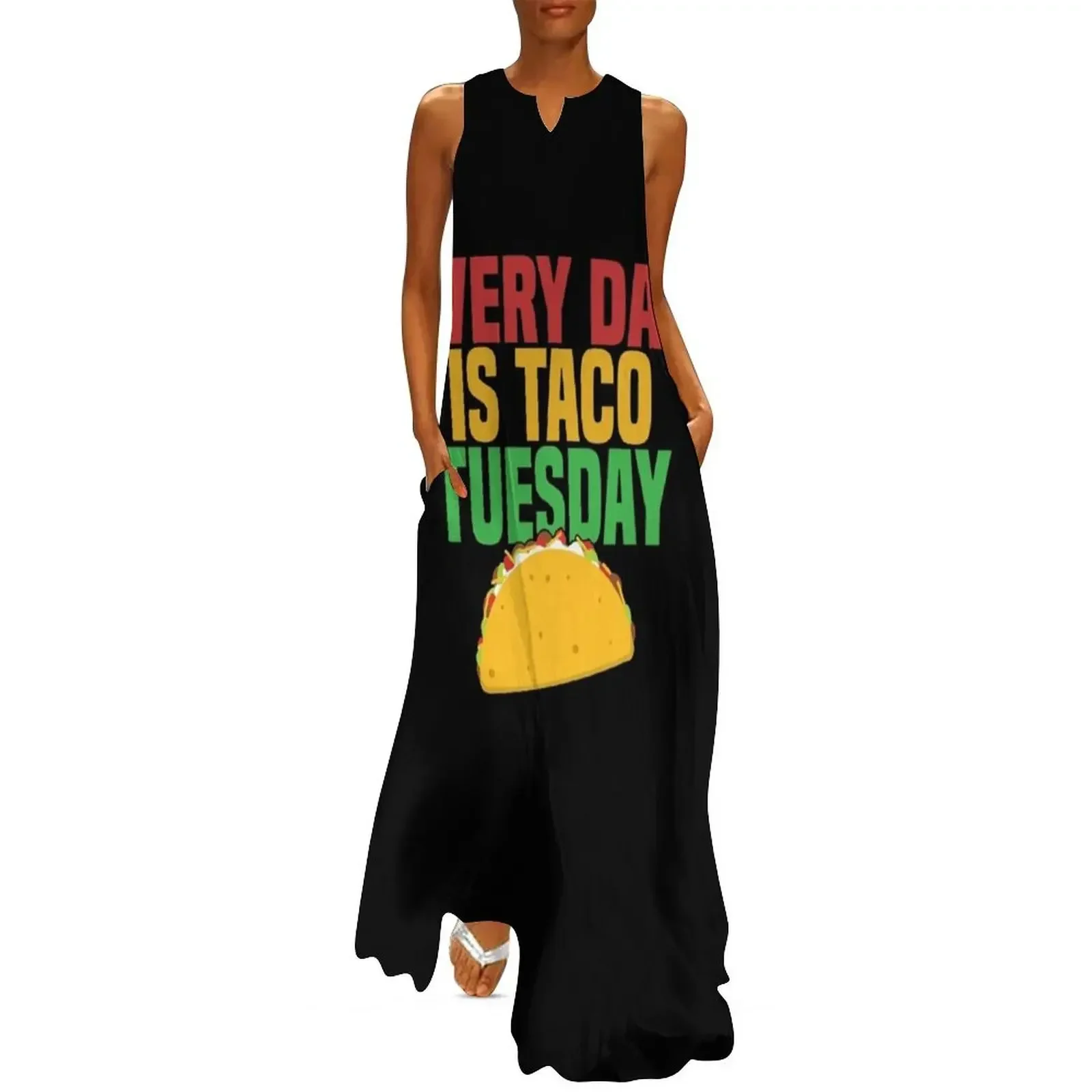 

Funny Taco Shirt, Every Day Is Taco Tuesday Cinco De Mayo Long Dress elegant party dresses for women 2025 Dress