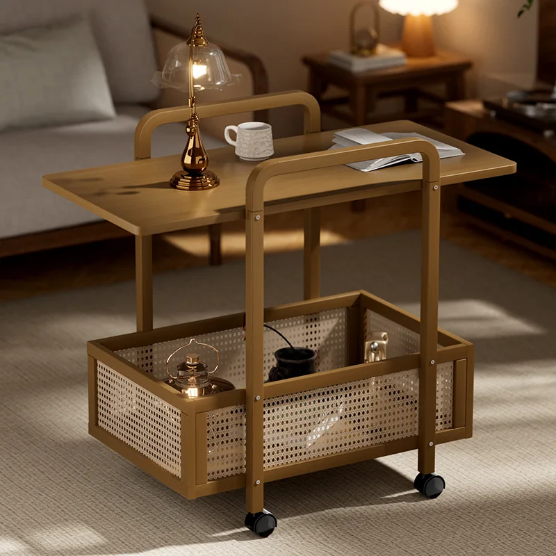 

Coffee table living room household removable folding small apartment solid wood antique sofa small multi-functional coffee table