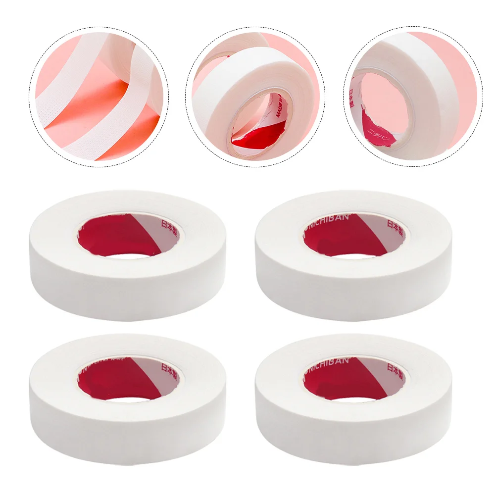 

6pcs Extension Tape Strong Adhesive Lash Grafting Tool Salon Home Use Ventilated Comfortable White Eyelash Tapes Lash Extension