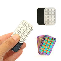 Chocolates Shape Fidget Slider - Magnetic Metal Fidget Toy EDC Fidget Toys for Adults, ADHD Anxiety Stress Relief Toys