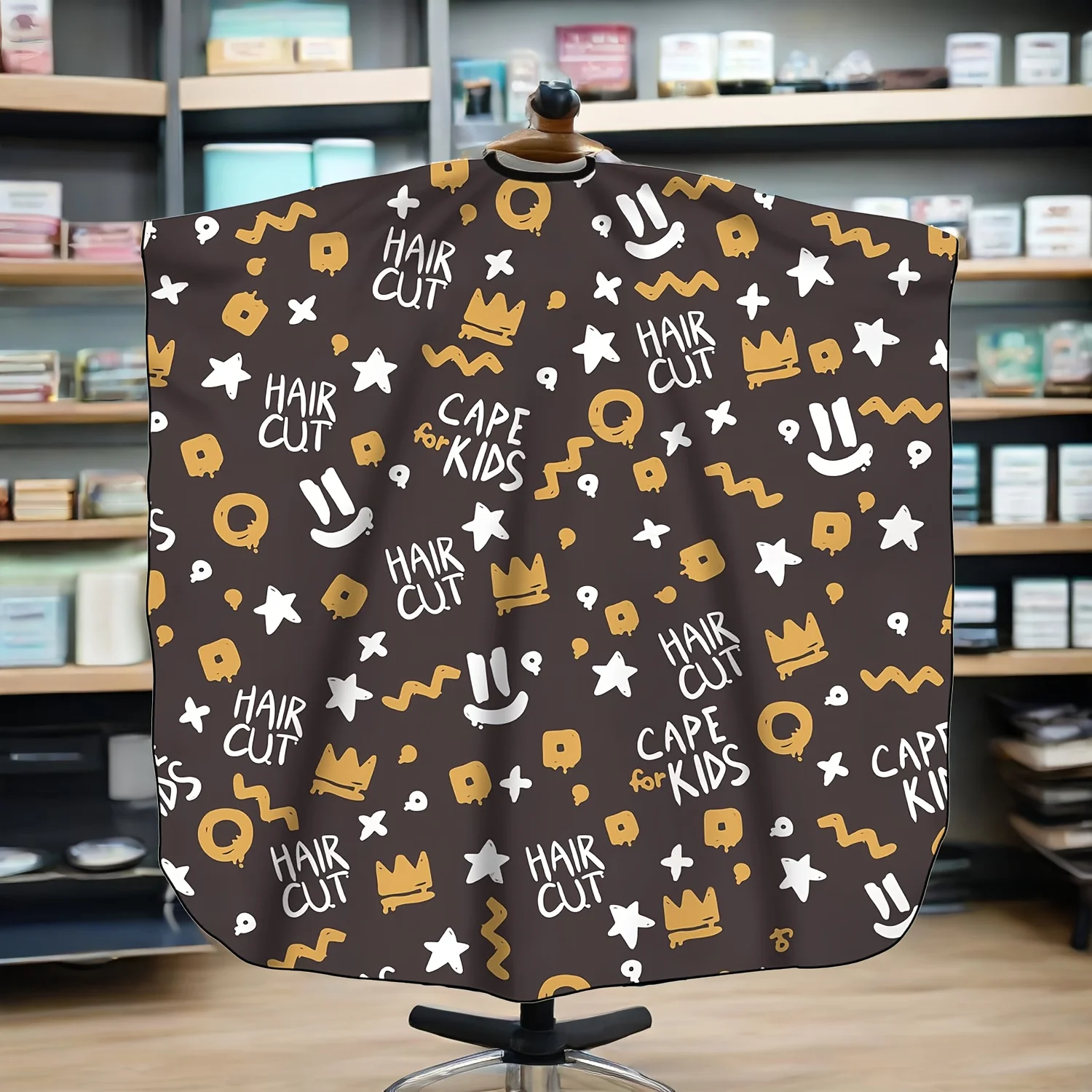 Nylon Barber Cape Lightweight Waterproof Hair Cutting Apron Anti Static Hairdressing Cape For Salon Barbershop Hair Cut Coloring